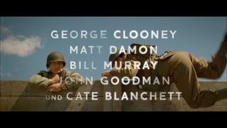 MONUMENTS MEN Trailer 2 Deutsch HD German  Neuer deutscher Kinotrailer  Clooney Damon  TrVi [upl. by Ordnajela]