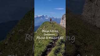 Stunning T3 ridge hike from Pilatus to Widderfeld Full movie to follow [upl. by Aelahc]