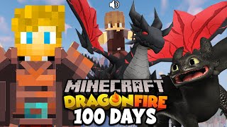 I Spent 100 Days in DRAGON FIRE Minecraft with FRIENDS This is What Happened… [upl. by Panayiotis]