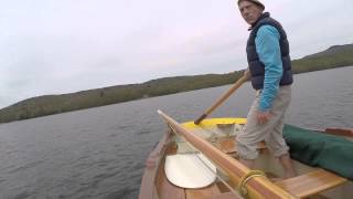 learning to use a sculling oar [upl. by Lemrej]