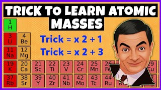 Trick to Learn Atomic Masses of First 30 Elements of the Periodic Table [upl. by Kilbride]