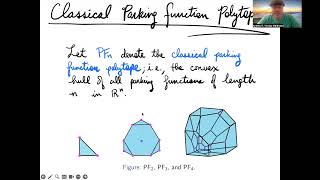 Lathisms Lecture Generalized Parking Function Polytopes [upl. by Nordine529]