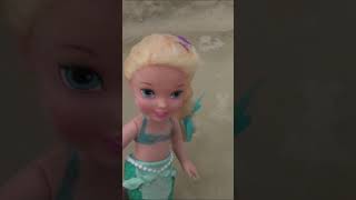 Barbie and Ken Beach Story w Barbie Sister Chelsea and Mermaids shorts [upl. by Affer613]