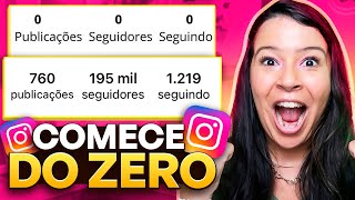 🔥 DESAFIO CRESCER um PERFIL no INSTAGRAM EM 4 SEMANAS sem anúncios [upl. by Esinyl]