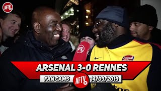 Arsenal 30 Rennes  Aubameyang Was Fantastic Today Kenny Ken [upl. by Dewayne]