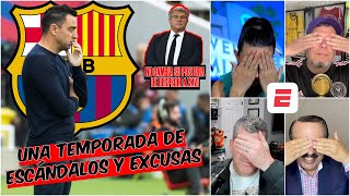 BARCELONA Una temporada con más ESCÁNDALOS que resultados XAVI con un pie fuera  Exclusivos [upl. by Dde]