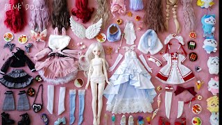 PRINCESS Cinderella Zuzana MYOU DOLL BJD Unboxing Dress Up [upl. by Ettesus]