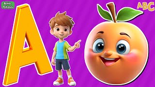 A for apple  अ से अनार  abcd  phonics song  a for apple b for ball c for cat  abcd song  abcde [upl. by Ennaxxor]