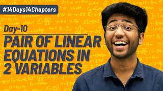 Chapter 3 Pair of Linear Equations in Two Variables I One Shot  Class 10  Maths  A4S [upl. by Arrait]