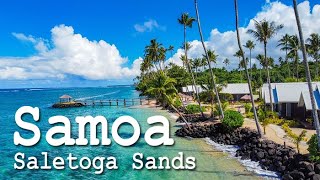 Samoa 2023  Saletoga Sands Resort [upl. by Nnek]