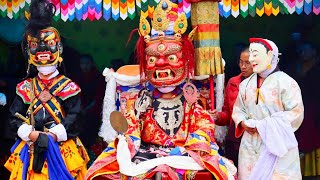 Bardo Cham  Dance of Intermediate State Between Birth amp Death  Mask Dance  Bhutan [upl. by Knorring]