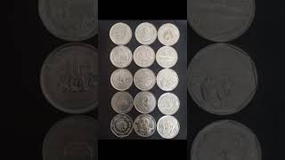 Commemorative coins in 1 amp 2 Rupees coin currency numismatist republicindiacoins [upl. by Ativahs]