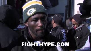 TERENCE CRAWFORD TURKEY GIVEAWAY quotITS ALWAYS IMPORTANT FOR A POSITIVE ROLE MODEL TO GIVE BACKquot [upl. by Ztirf]