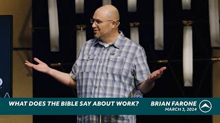 What Does The Bible Say About Work  March 3 2024 [upl. by Amling]