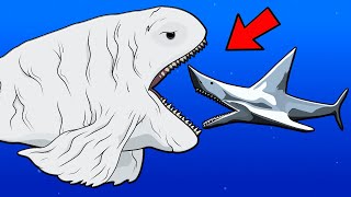 BLOOP VS AIRCRAFT SHARK TREVOR HENDERSON CREATURES Cartoon Animation [upl. by Eittocs]