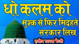 Dho Kalam Ko Mushq Se Fir Midhate Sarkar Likh Habibullah Faizi Naat [upl. by Aniri]