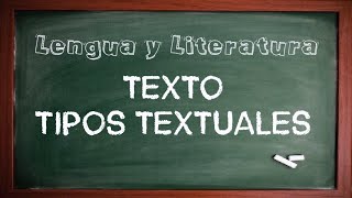 TEXTO Y TIPOS DE TEXTO [upl. by Kudva]