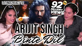 WTF😮Waleska amp Efra reaction to Arijit Singh  Binte Dil Video Song 🎥🇮🇳 [upl. by Ednutabab]