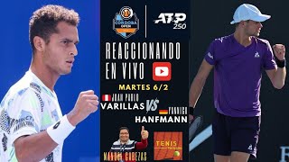 Reaccionando al match por 1° Ronda del ATP 250 Cordoba ARG Varillas PER vs Hanfmann GER [upl. by Tisbe437]