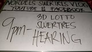 9pm draw 3d lotto swertres hearing number today [upl. by Cenac]