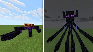 How to summon titan enderman in minecraft  Minecraft Bedrock [upl. by Sholem]