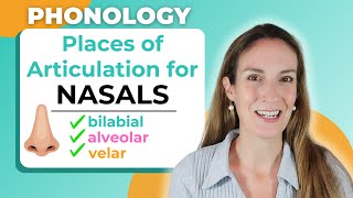 Place of Articulation for NASALS  Consonants in English Phonology [upl. by Soracco]