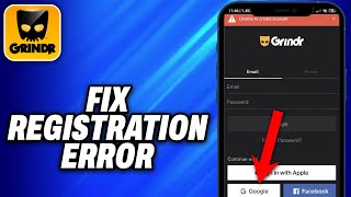 How To Fix Grindr Registration Error 2024  Easy Fix [upl. by Di81]