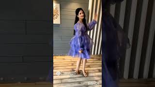 jannat zubair song and purpel colour frock 💜beautiful birthdaycelebration ytshortsvideo 💜💜💜 [upl. by Llednahc]