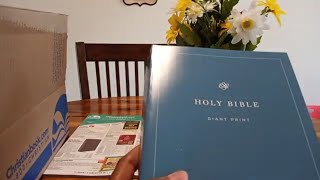 A look inside the ESV Economy Bible Giant Print Softcover [upl. by Eizle]