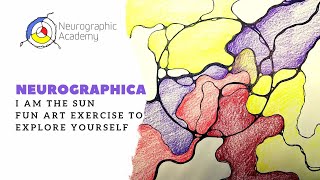 Neurographica quotI am the Sunquot Fun Art exercise to explore yourself Healing Art with Anna Romanenko [upl. by Lemieux]