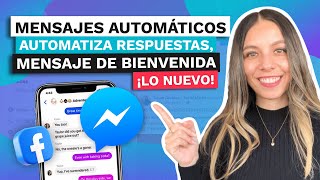 Como CONFIGURAR MENSAJES AUTOMATICOS en Facebook Messenger 2024 😱 [upl. by Loralyn960]