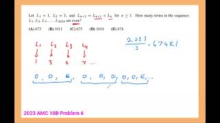 2023 AMC 10B Problems 6 and 7 [upl. by Lanta]