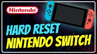 How to RESET Nintendo Switch  HARD RESET Nintendo Switch EASY PROCESS [upl. by Ahselrac]