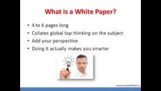 Writing your White Paper [upl. by Leviram]