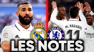 VINICIUS IMPECCABLE FACE AUU GRANDS BENZEMA BUTEUR ASENSIO DÉCISIF LDC  NOTE REAL 20 CHELSEA [upl. by Aisek203]