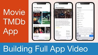 SwiftUI Tutorial  Movie List TMDb iOS App  Full Video [upl. by Kolivas]