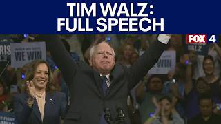 Tim Walz Philadelphia Rally FULL SPEECH [upl. by Toscano]