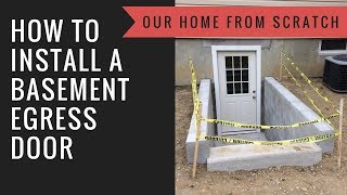 How to Install a Basement Egress [upl. by Eirroc]