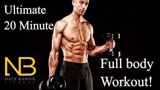 Ultimate 20 Minute Full Body Workout at Home with Dumbbells [upl. by Darice725]