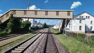 Führerstandsfahrt Hochrhein von Basel Bad nach Schaffhausen in 4K [upl. by Teri]