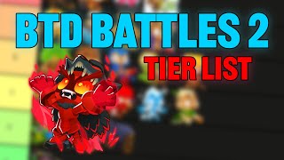 Ranking EVERY Tower In BTD Battles 2  TIER LIST [upl. by Nolos]