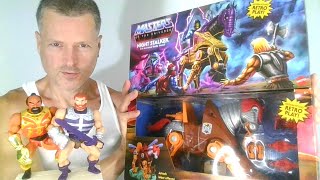 MOTU Monday Masters of the Universe Origins Night Stalker vs Stridor Unboxing Review Comparison [upl. by Skrap]