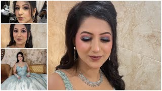 My Engagement Makeup  Best Affordable Makeup Artist  Hair Artist  Team in Delhi [upl. by Jakie472]