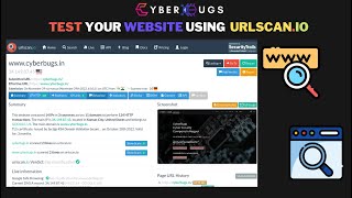 Test Your Website Using URLScanio  Full URLScanio Review  Test Website Online  In Hindi [upl. by Ronile]