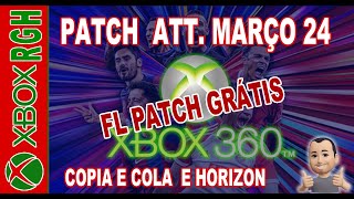 SAIU PATCH ATT PES 2024 XBOX 360 RGH GRÁTIS ABRIL  MARÇO ✔️ BRASILEIRÃO EUROPA LIGA ÁRABE [upl. by Hametaf]