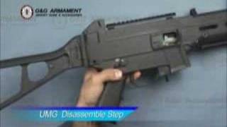 Airsoft AEG GampG UMG UMP Disassemble Take Down by AirSplat [upl. by Ahsilrac]