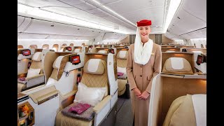 The new Emirates A380 safety video Arabic amp English 2020  1080P [upl. by Etnod574]