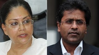 Lalit Modi Row BJP Gauges Political Cost of Backing Vasundhara Raje [upl. by Atteoj]