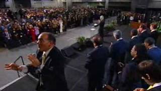 Unbeliever Received Gods Power during Benny Hinn Crusade [upl. by Leira]