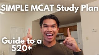 SIMPLE MCAT Study Plan  How I scored a 520 97th percentile in less than 7 minutes [upl. by Acirdna]